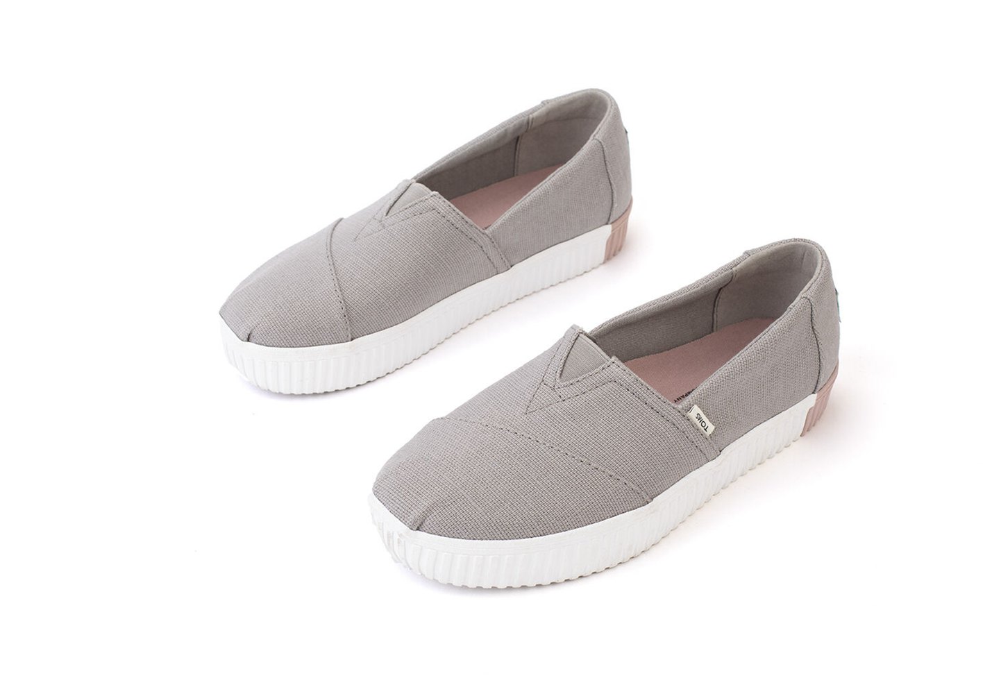 Toms Espadryle Damskie Szare - Alpargata Indio Slip On - 46KTQFMZI